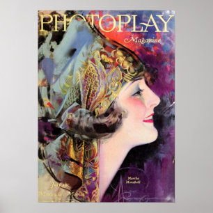 Martha Mansfield, Photoplay Juli 1920 Poster