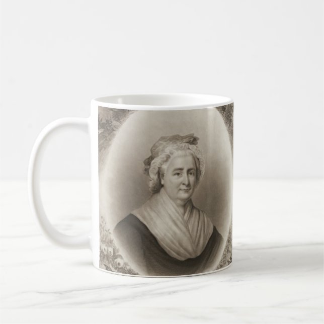Martha och George Washington 1876 Kaffemugg (Vänster)