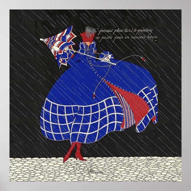 Martha Romme Couture Design “Pluvoise" Poster (Framsidan)