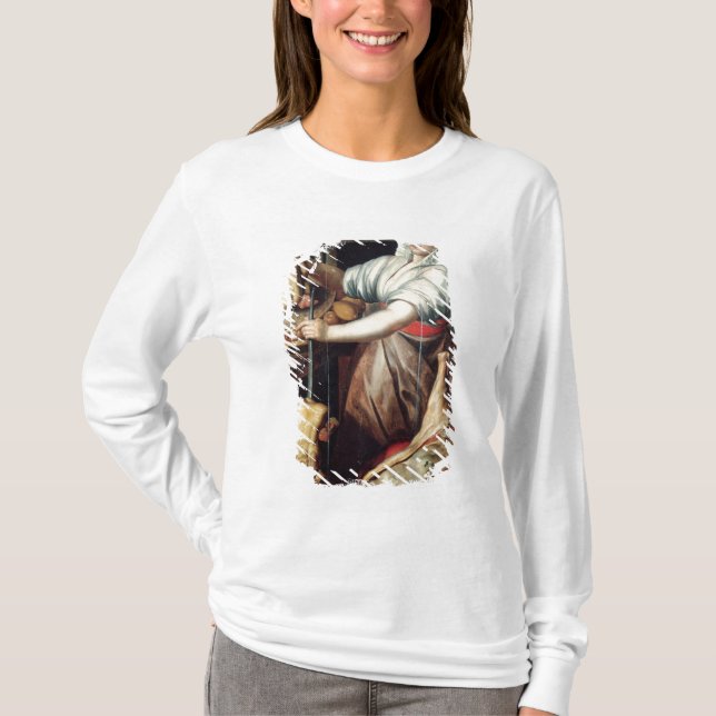 Martha som förbereder middagen för Jesus Tee Shirt (Framsida)