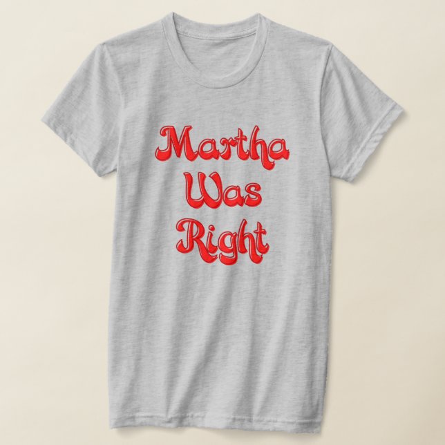 Martha var Höger T-Shirt (Laydown)