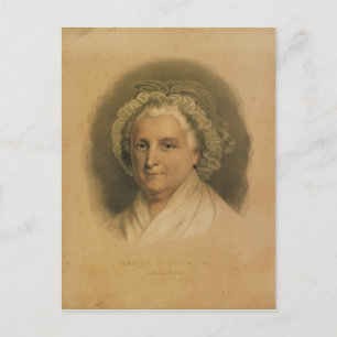 Martha Washington Porträtt av Ives Vykort