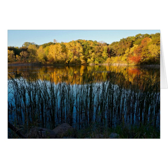Marthaler Park - höstreflektioner OBS Kort (Framsidan Horizontal)