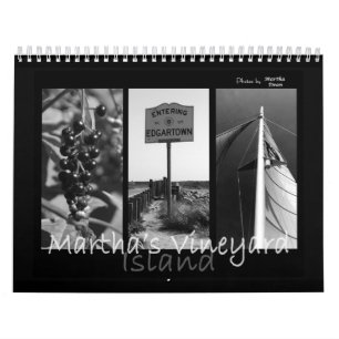Marthas svart för vingårdö & vitkalender kalender