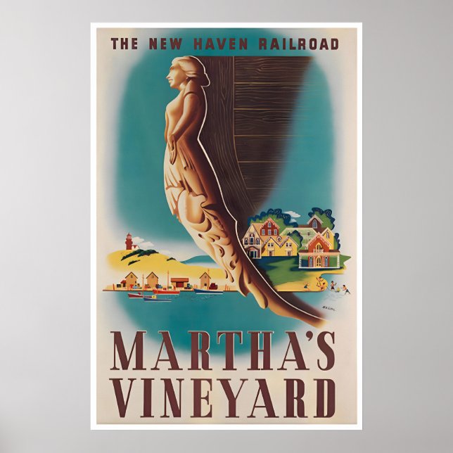 Martha's Vineyard Art Ben Nason Print Poster (Framsidan)
