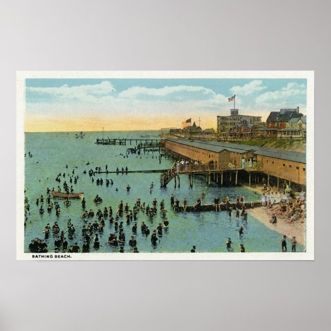 Martha's Vineyard, Beach Poster (Framsidan)