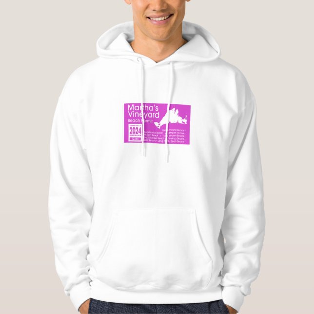 Marthas Vineyard Beach-tillstånd 2024 Hoodie (Framsida)