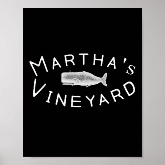 Martha's Vineyard Boating Coordinates Poster (Framsidan)