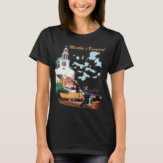 Martha's Vineyard Church Harbor Resa T Shirt
