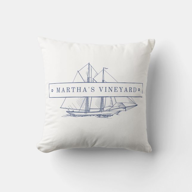 Martha's Vineyard Dekorativ kudde (Framsida)