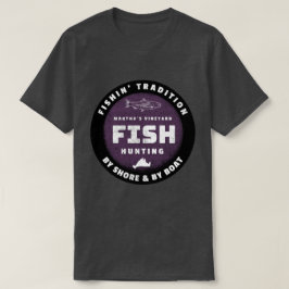 Martha's Vineyard Fishing Tee - Lila logotyp