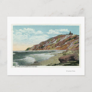 Martha's Vineyard, Gay Head Cliffs View Vykort