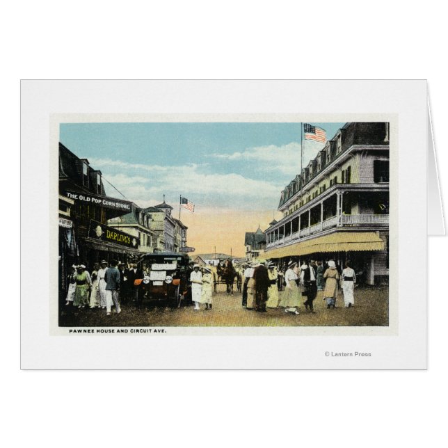 Martha's Vineyard Hälsningskort (Framsidan Horizontal)