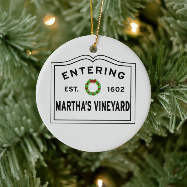 Martha's Vineyard jul Ornament (Träd)