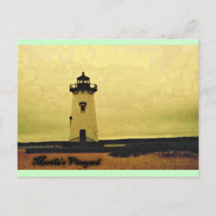 Marthas Vineyard Lighthouse Vykort