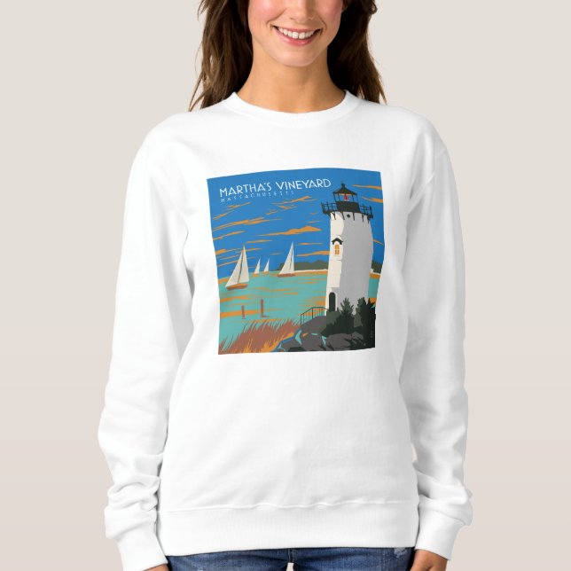 Martha's Vineyard, Massachusetts | fyr T Shirt (Framsida)