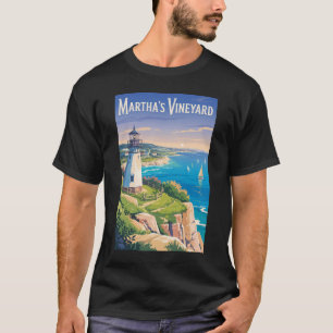 Martha's Vineyard Massachusetts Fyrtorn Resa T Shirt