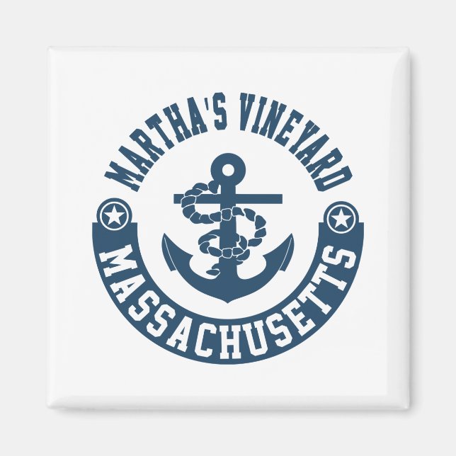 Martha's Vineyard Massachusetts Magnet (Framsidan)