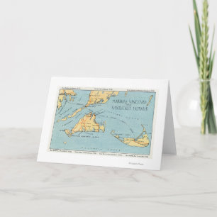 Martha's Vineyard & Nantucket Islands Kort