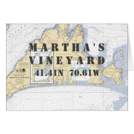 Martha's Vineyard Nautical Navigation Chart OBS Kort