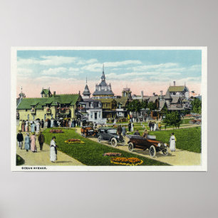 Martha's Vineyard, Ocean Avenue-vyn Poster