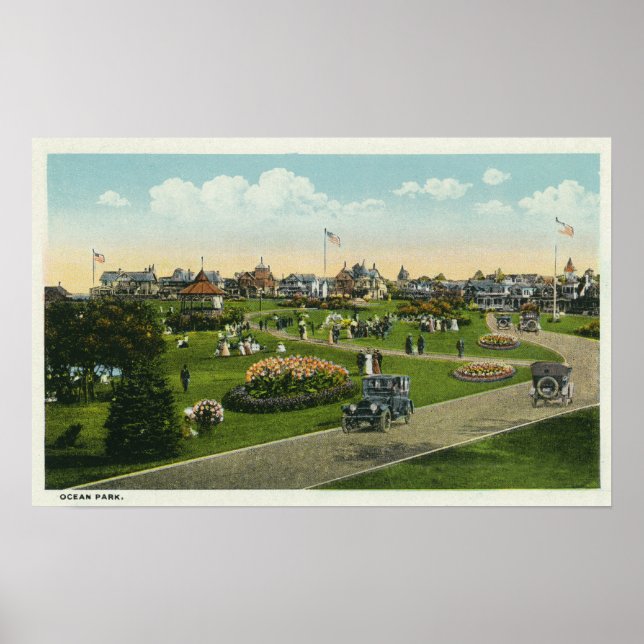 Martha's Vineyard, Ocean Park View Poster (Framsidan)