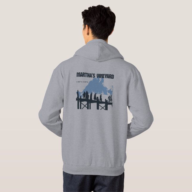 MARTHA'S VINEYARD Pier Hoodie (Hel baksida)