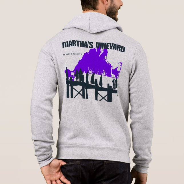 MARTHA'S VINEYARD Pier Zipper T Shirt (Baksida)