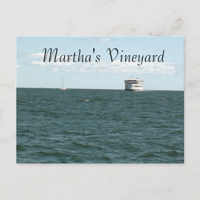 Martha's Vineyard Postcard Vykort (Framsida)