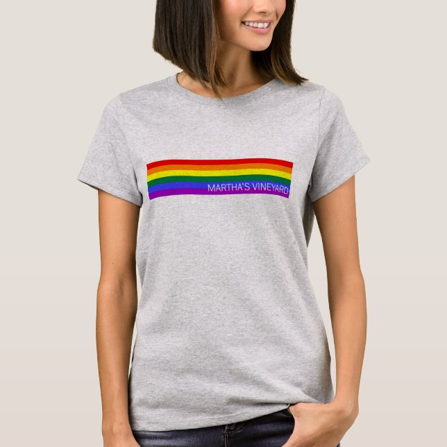 Martha's Vineyard Rainbow Tee (Framsida)