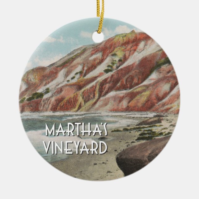 Martha's Vineyard vintage Julgransprydnad Keramik (Framsidan)