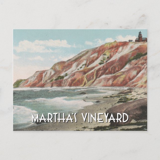 Martha's Vineyard vintage Vykort (Framsida)