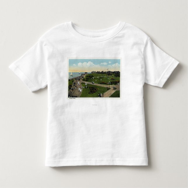 Marthas vingård, antenn beskådar av hav parkerar t shirt (Framsida)