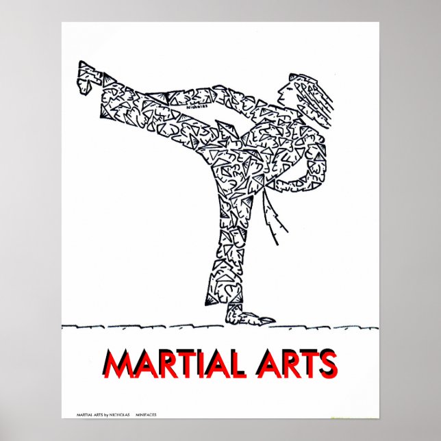 MARTIAL ART POSTER (Framsidan)