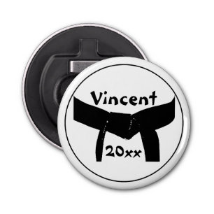 Martial Arts Black Bälte Flaska-öppnare Flasköppnare