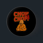Martial Arts Boxing Humor Chop Chop Tecknad Priest Knapp<br><div class="desc">Martialkonst Boxing Humor Chop-Tecknad Priest Design</div>