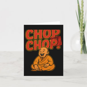 Martial Arts Boxing Humor Chop Chop Tecknad Priest Kort
