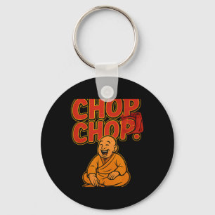 Martial Arts Boxing Humor Chop Chop Tecknad Priest Nyckelring