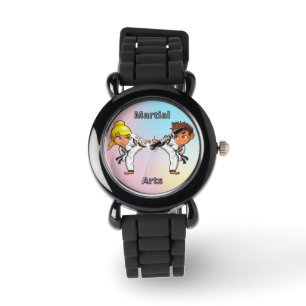 Martial Arts Boy and Girl Armbandsur