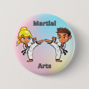 Martial Arts Boy and Girl Knapp