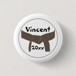 Martial Arts Brown Bälte Knapp