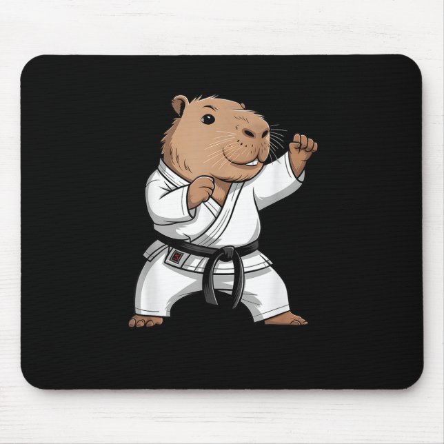 Martial Arts Capybara Funny Karate Taekwondo Jiu J Musmatta (Framsidan)