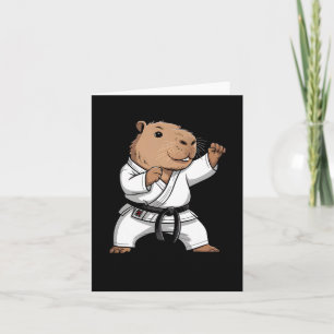 Martial Arts Capyra Funny Karate Taekwondo Jiu Jit Kort