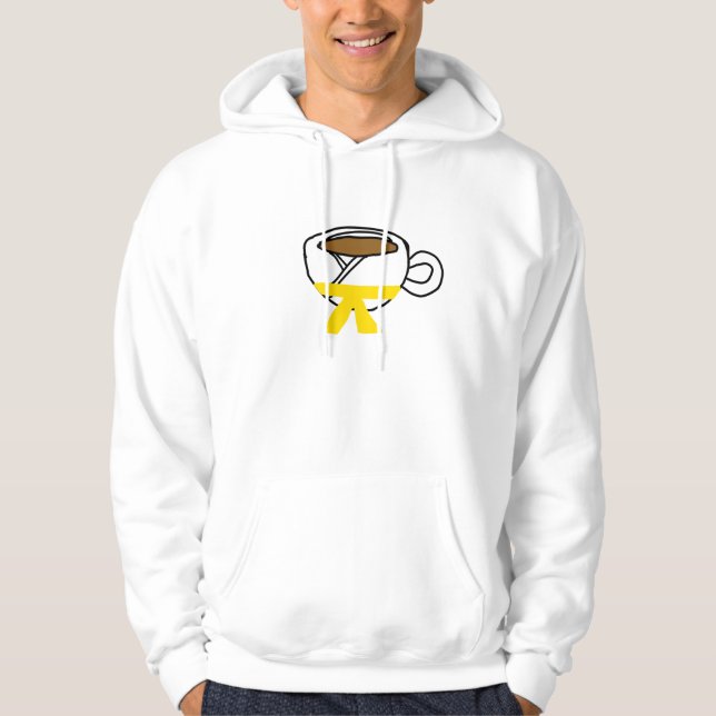 Martial Arts Coffee Cup – Kickstart Your Day Hoodie (Framsida)