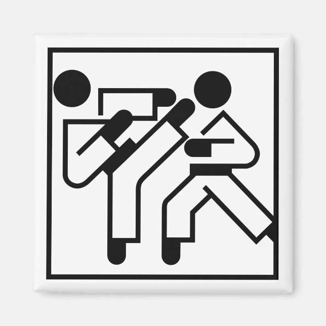 Martial Arts Figurer Magnet (Framsidan)
