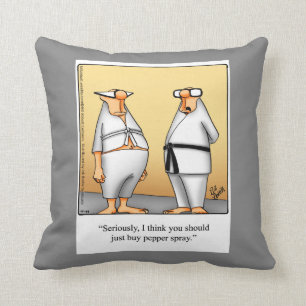 Martial Arts Humor Pillow Gift Kudde