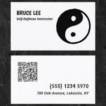 Martial Arts Instructions Anpassningsbar QR
