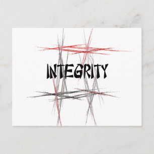 Martial Arts Integrity Vykort