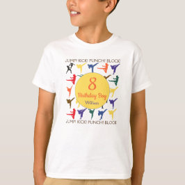 Martial Arts Japan Karate Boy Birthday T Shirt
