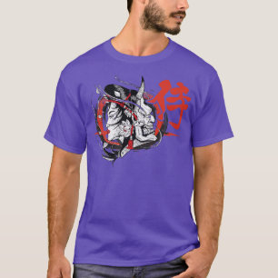 Martial Arts Japanska Tengu Samurai med Geisha Ja T Shirt